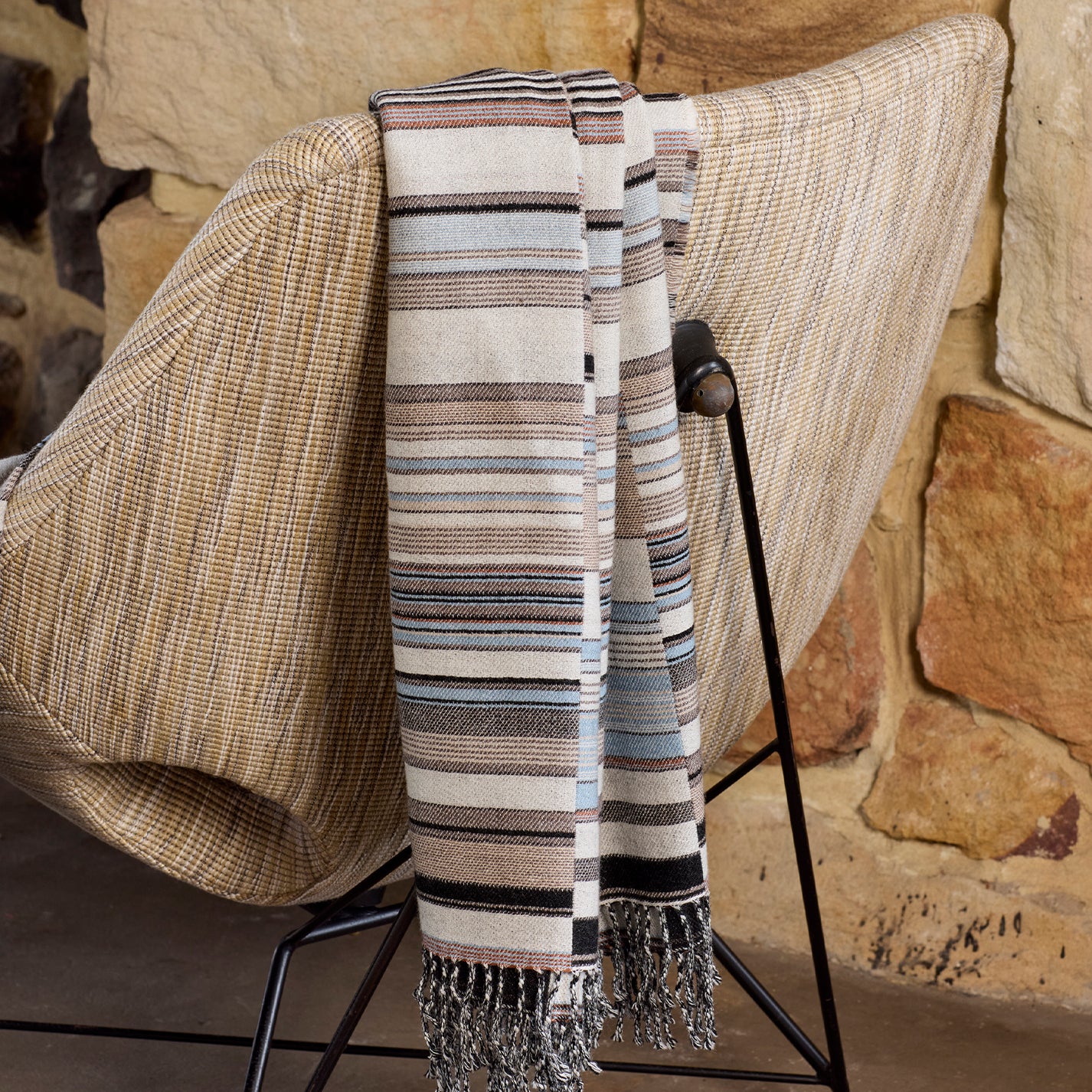 Fields Fabric in Basalt