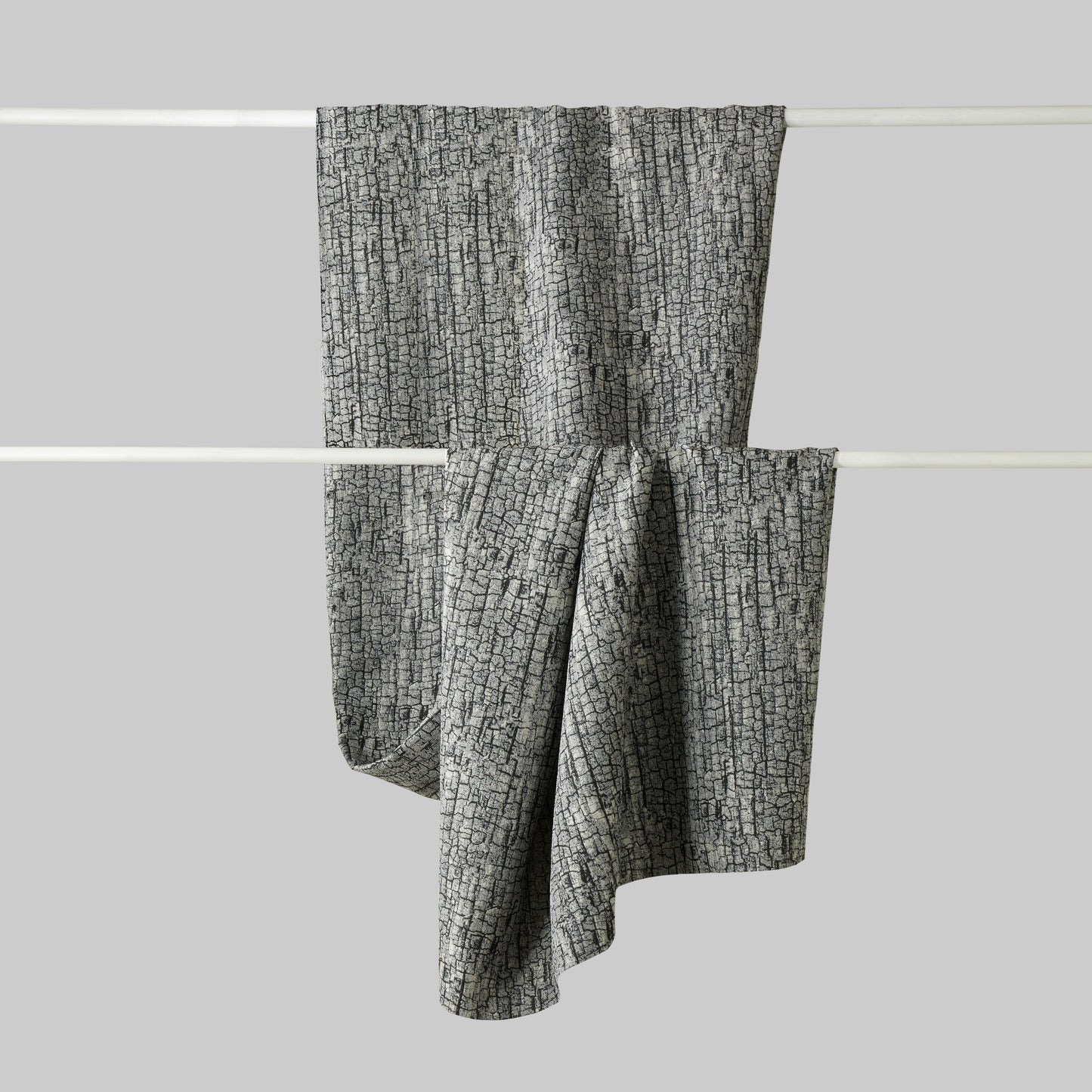 Bark fabric in Ash