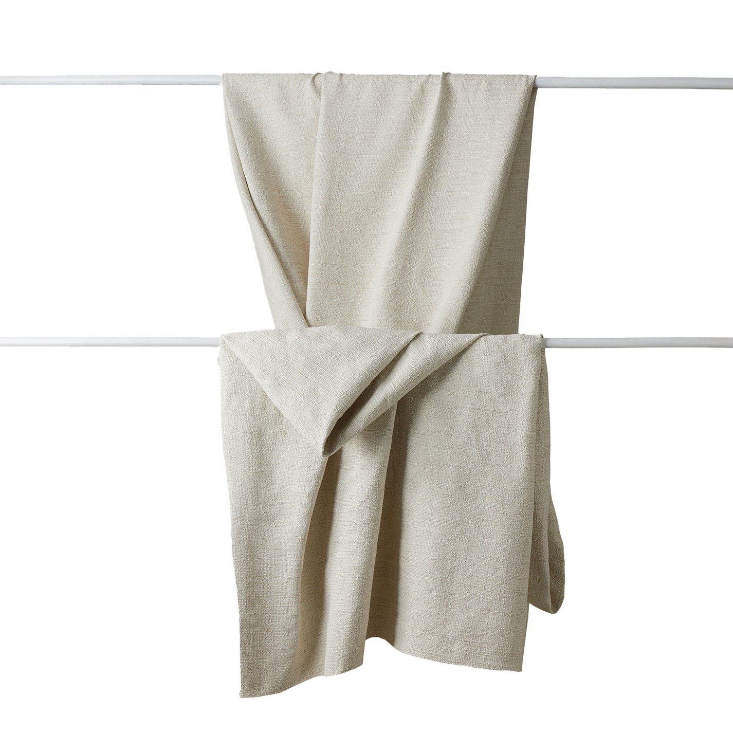 Flax fabric in Sand
