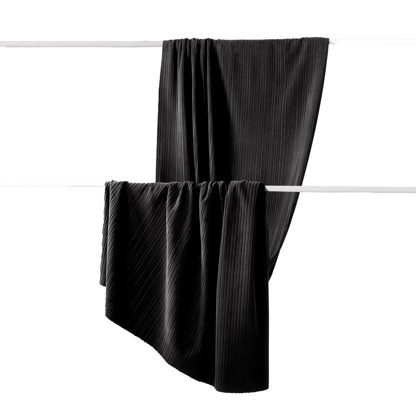 Slate fabric in Carbon