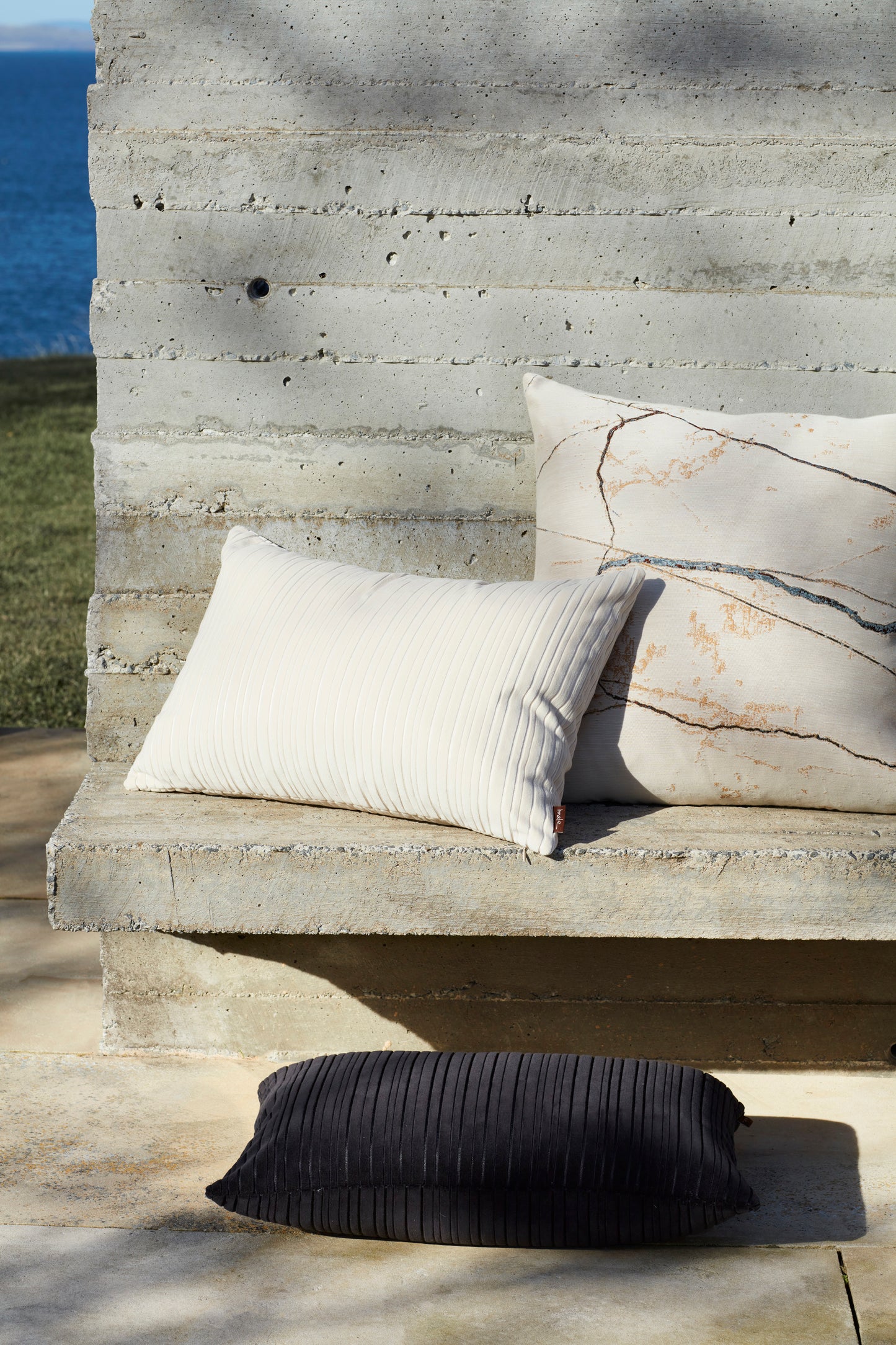 Slate fabric in Salt