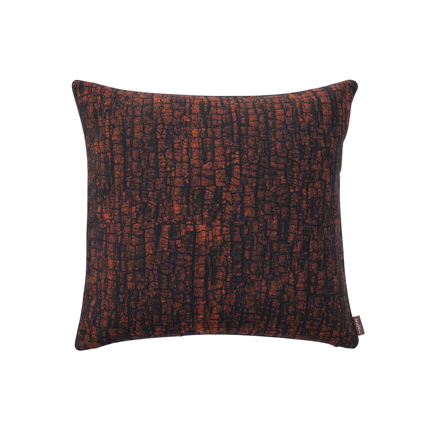 Bark cushion in Ember